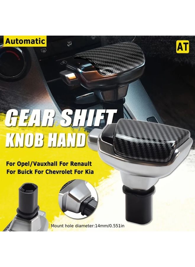 Leather With Holes Automatic Gear Shift Knob For Opel Insignia Astra Zafira Tourer Buick Regal Renault Koleos - Image 3